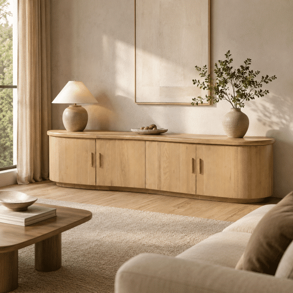 Eleonora tv meubel Josh 180x42x43 cm eiken naturel