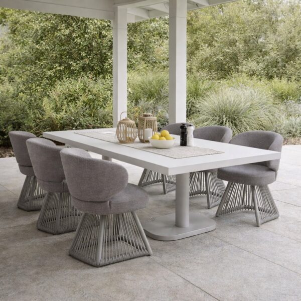 Richmond Interiors outdoor eetkamerstoel Nuba Grijs