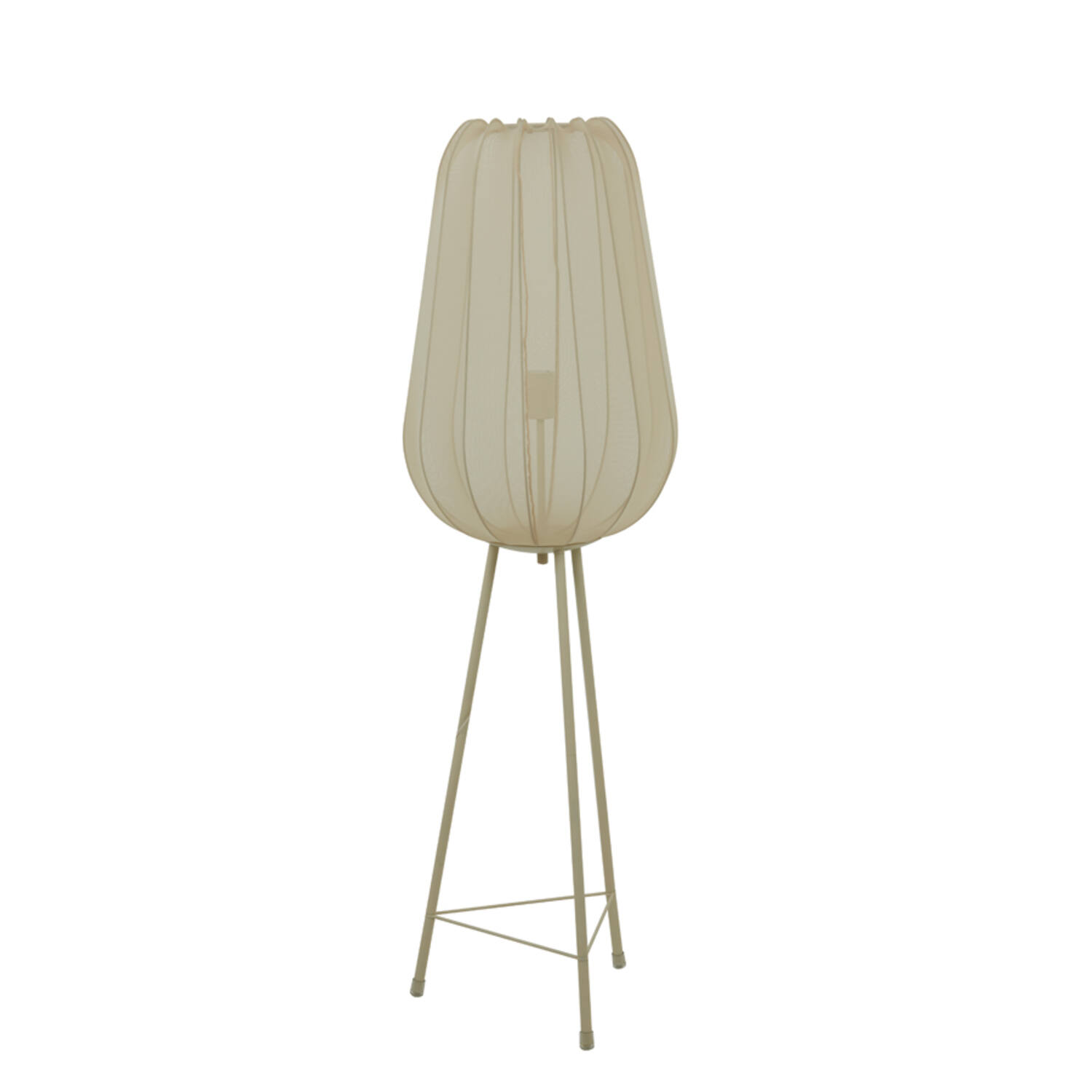 Light & Living vloerlamp driepoot Ø42x132 cm Plumeria sand