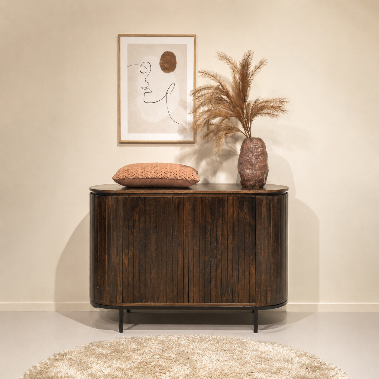 Livingfurn dressoir Noor Walnut 115cm