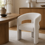 Livingfurn eetkamerstoel Aurelia met arm beige