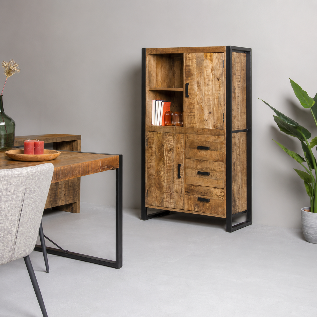 Livingfurn opbergkast Nairobi 100cm