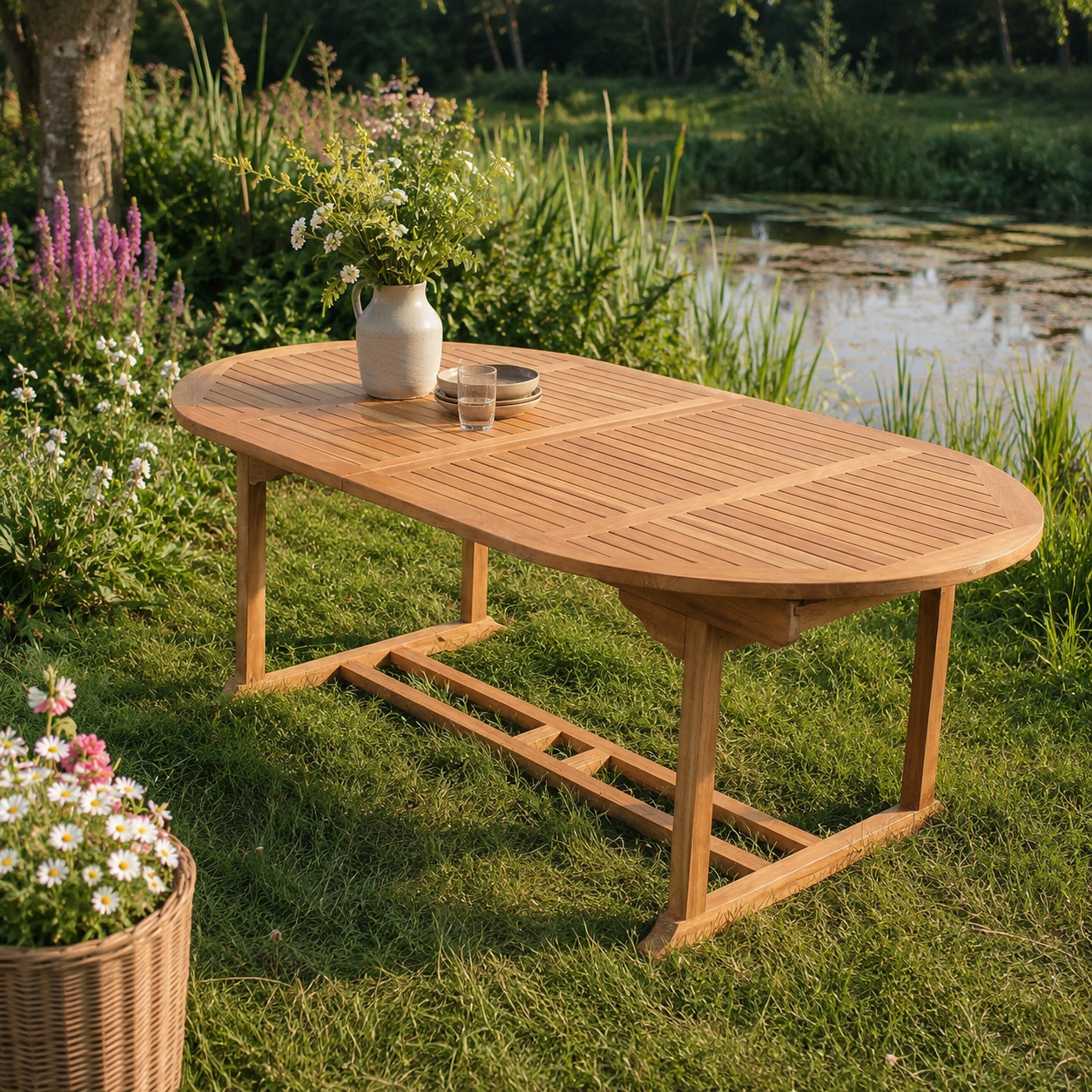 Livingfurn outdoor eettafel 180/240 cm