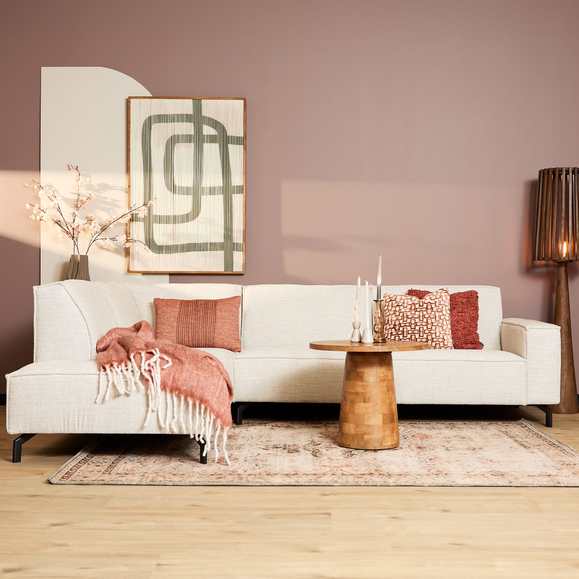 Starfurn MySofa Floris | Divan Links + 2,5 zits | Beige