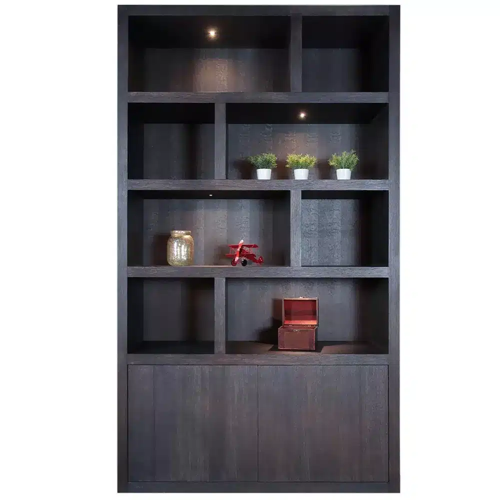 Van der Drift wandkast Marque 2 deuren 130x45x230 cm type IX eiken