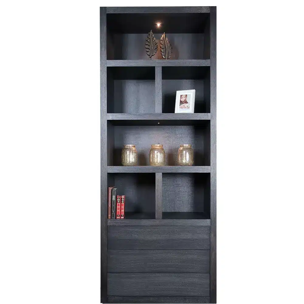 Van der Drift wandkast Marque 3 laden 90x45x230 cm type VIII eiken