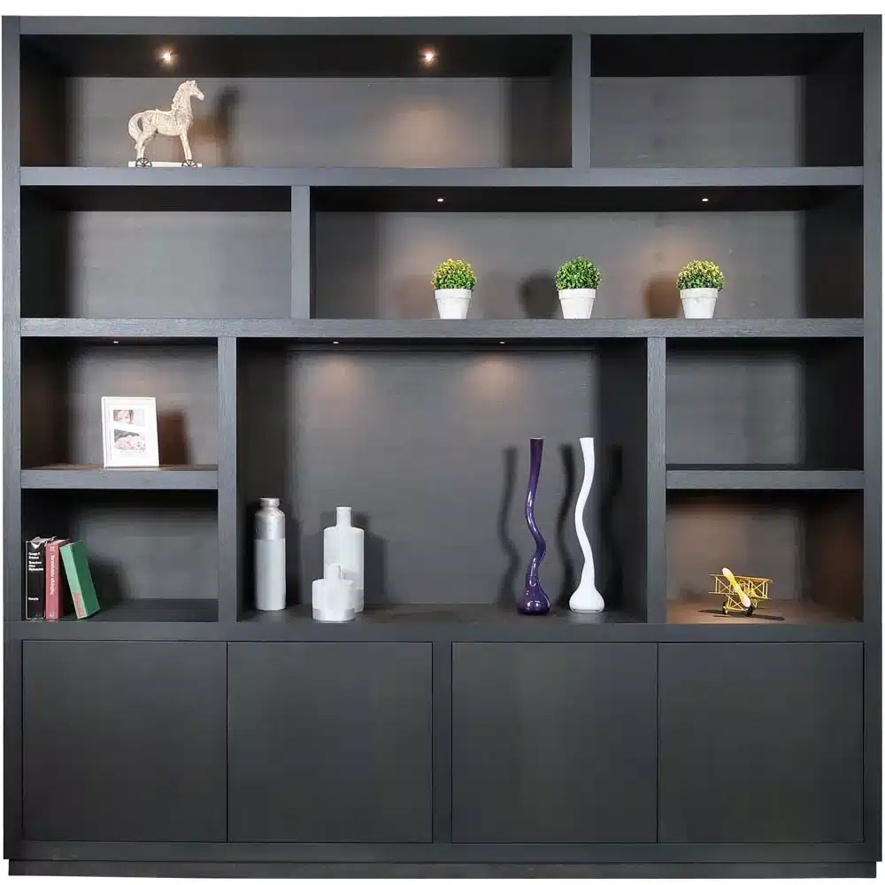 Van der Drift wandkast Marque 240x40x230 cm type XX eiken