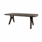Nijwie MySons Eetkamertafel 200, langwerpig met ronde hoeken, Mango Espresso Brown - Addo Table Collection