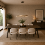 Nijwie MySons Eetkamertafel 220, langwerpig met ronde hoeken, Mango Espresso Brown - Addo Table Collection