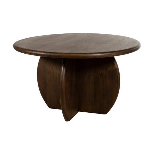 Nijwie MySons Eetkamertafel Ø130, Mango Brown Walnut - Belly Table Collection