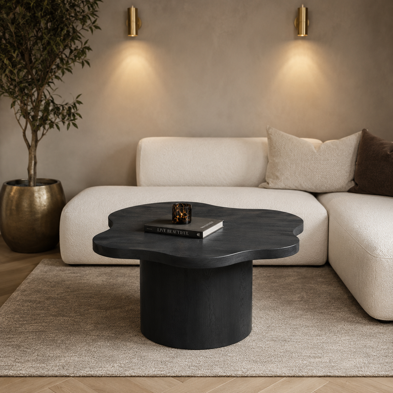 Nijwie MySons Fiore bijzettafel 65, Black – Mix & Match Collection