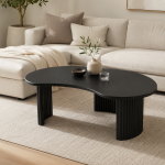 Nijwie MySons Firenze salontafel 125, boon vorm, Black - Mix&Match Collection