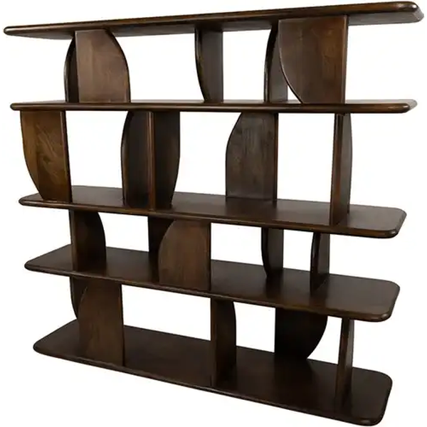 Nijwie MySons Oregano boekenkast 140, Mango Brown Walnut - Oregano Collection