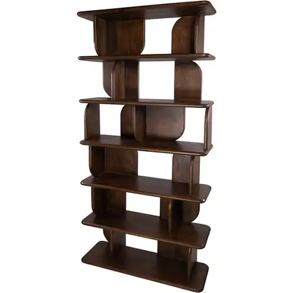 Nijwie MySons Oregano boekenkast 90, Mango Brown Walnut - Oregano Collection