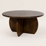 Nijwie MySons Salontafel Ø80, Mango Brown Walnut – Belly Table Collection