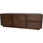 Nijwie MySons TV dressoir 150 met 2 deuren en 2 lades, Mango Dark Malt – Bloemfontein Collection