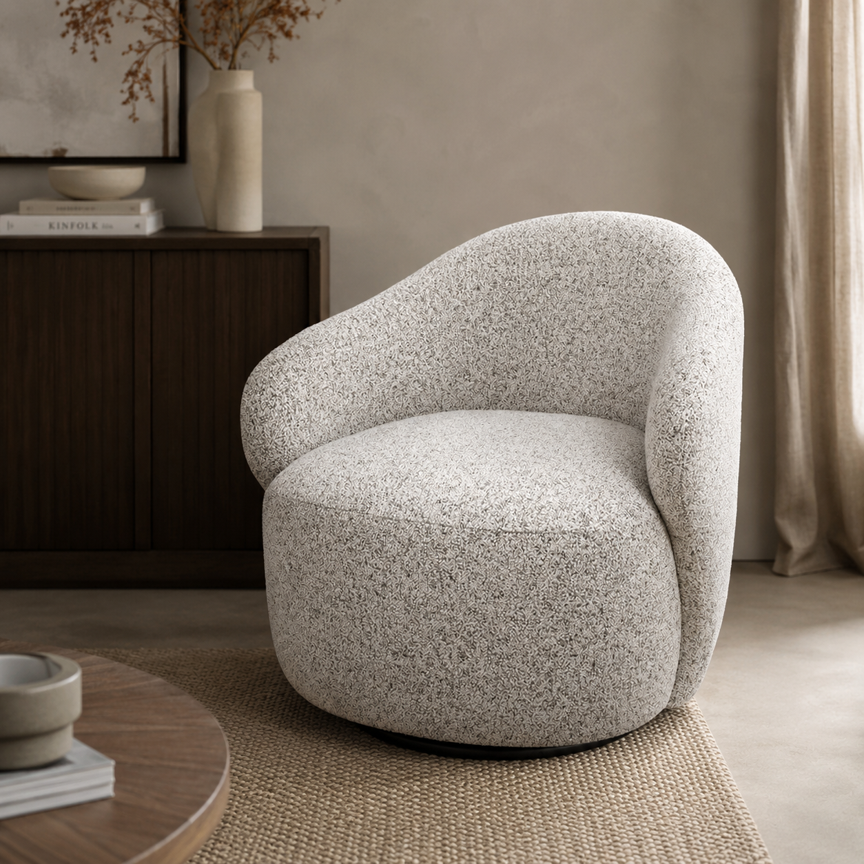 Nijwie MySons draaifauteuil 360 Jimi - Puente - Ecru 06 - Star Collection