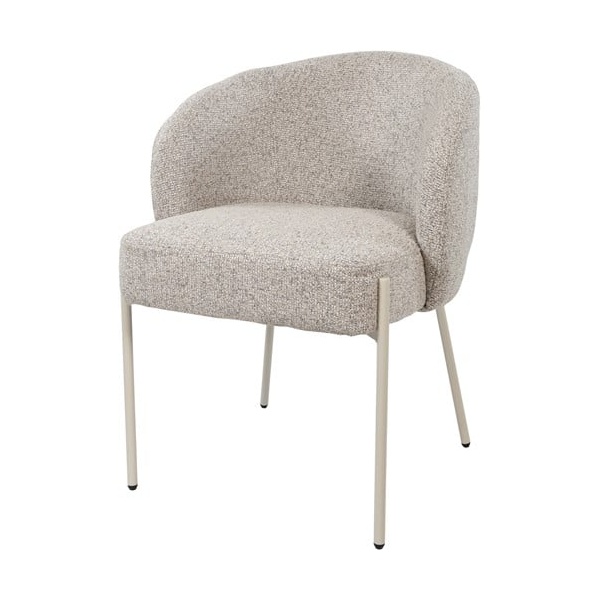 Nijwie MySons eetkamerstoel Adele -beige poten - Puente - Stone 09-Star collection (set van 2)