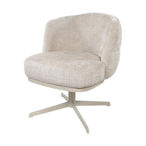 Nijwie MySons eetkamerstoel JLo eetkamerstoel - beige draaipoot 360 - Star Collection