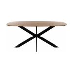 Nijwie MySons eettafel deens ovaal 160x90x78 Mango Smooth Natural – Akagi Table Collection