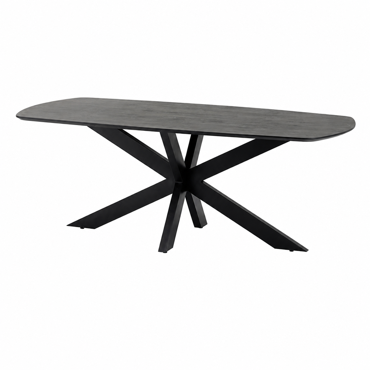 Nijwie MySons eettafel deens ovaal 230x105x78 cm Acacia Black – Akagi Table Collection