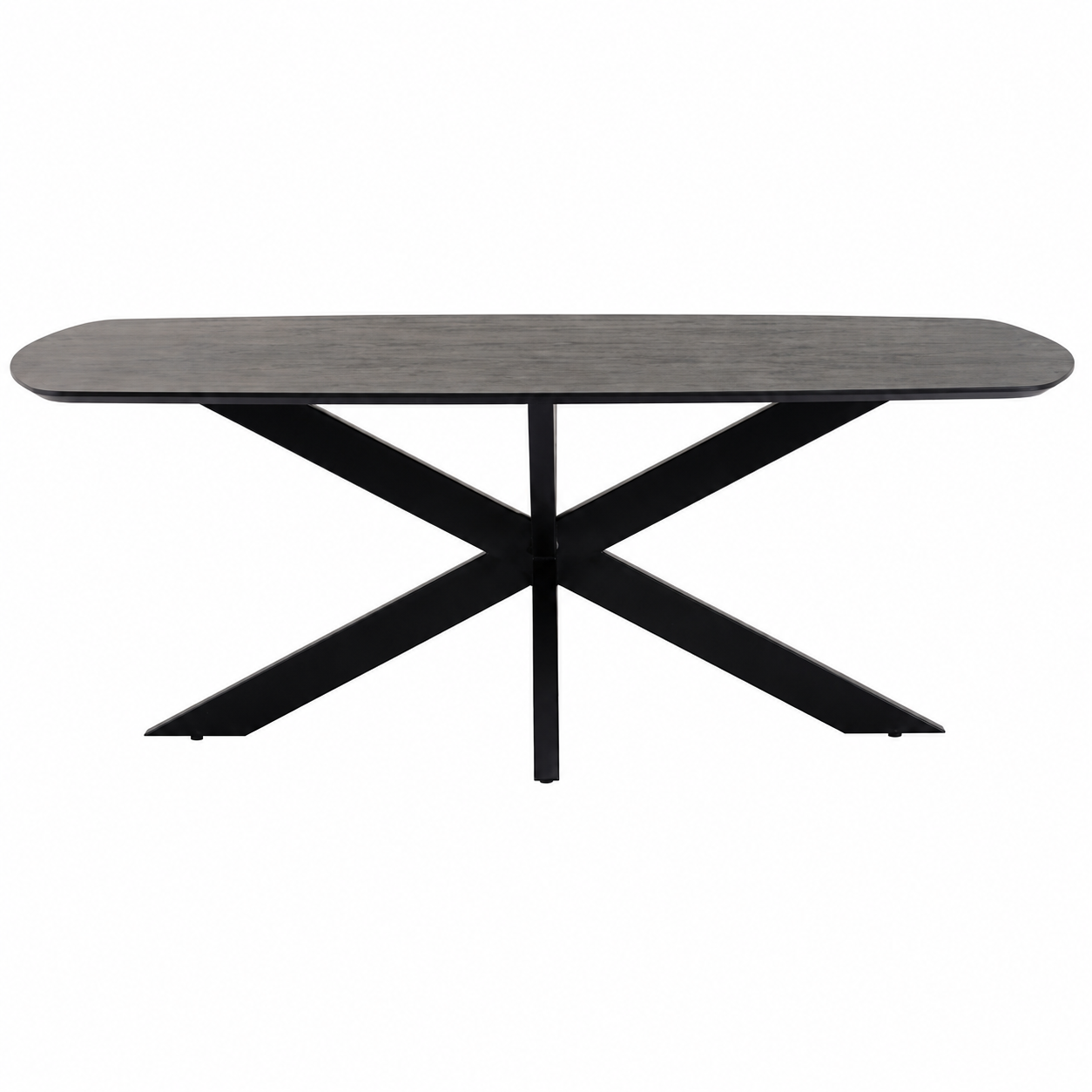 Nijwie MySons eettafel deens ovaal 230x105x78 cm Acacia Black – Akagi Table Collection