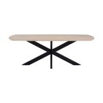 Nijwie MySons eettafel deens ovaal 230x105x78 cm mango Ashblond – Akagi Table Collection