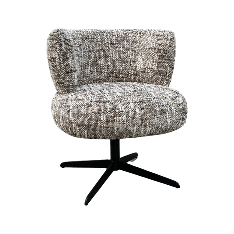 Richmond Interiors draaifauteuil Alexis bruin