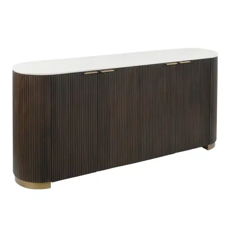 Richmond Interiors dressoir Mayfield 180x40x80 cm marmer