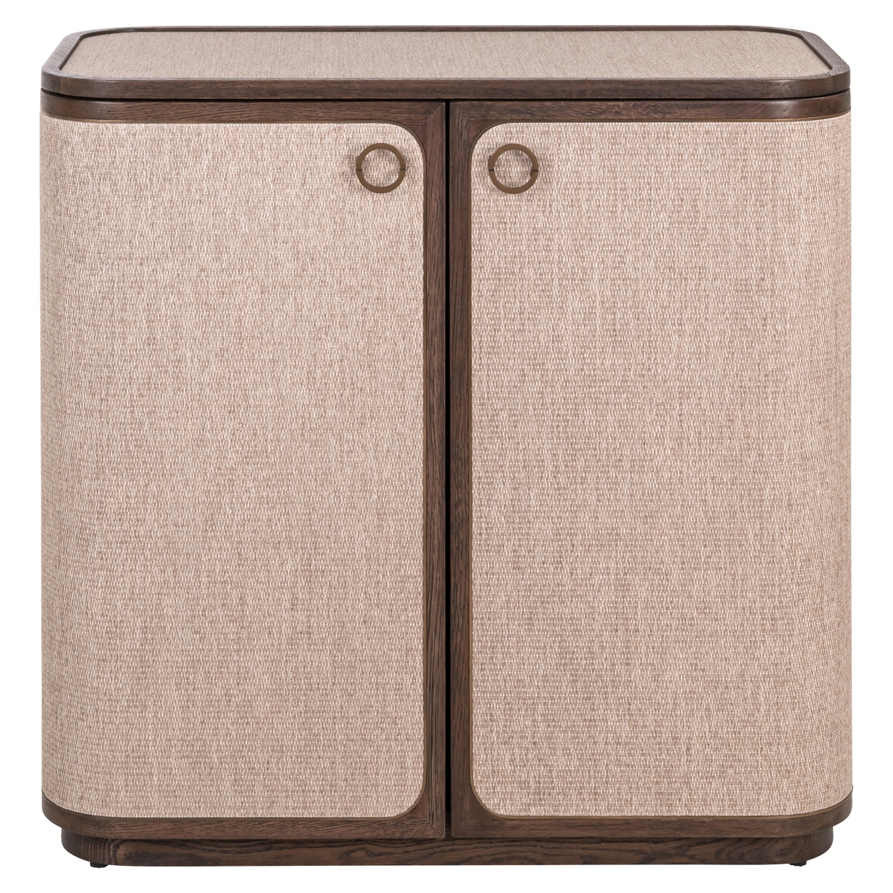 Richmond Interiors dressoir Willox 90x45x86 cm linnen/glas