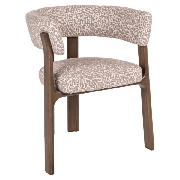 Richmond Interiors eetkamerstoel Contigo met arm natural geo