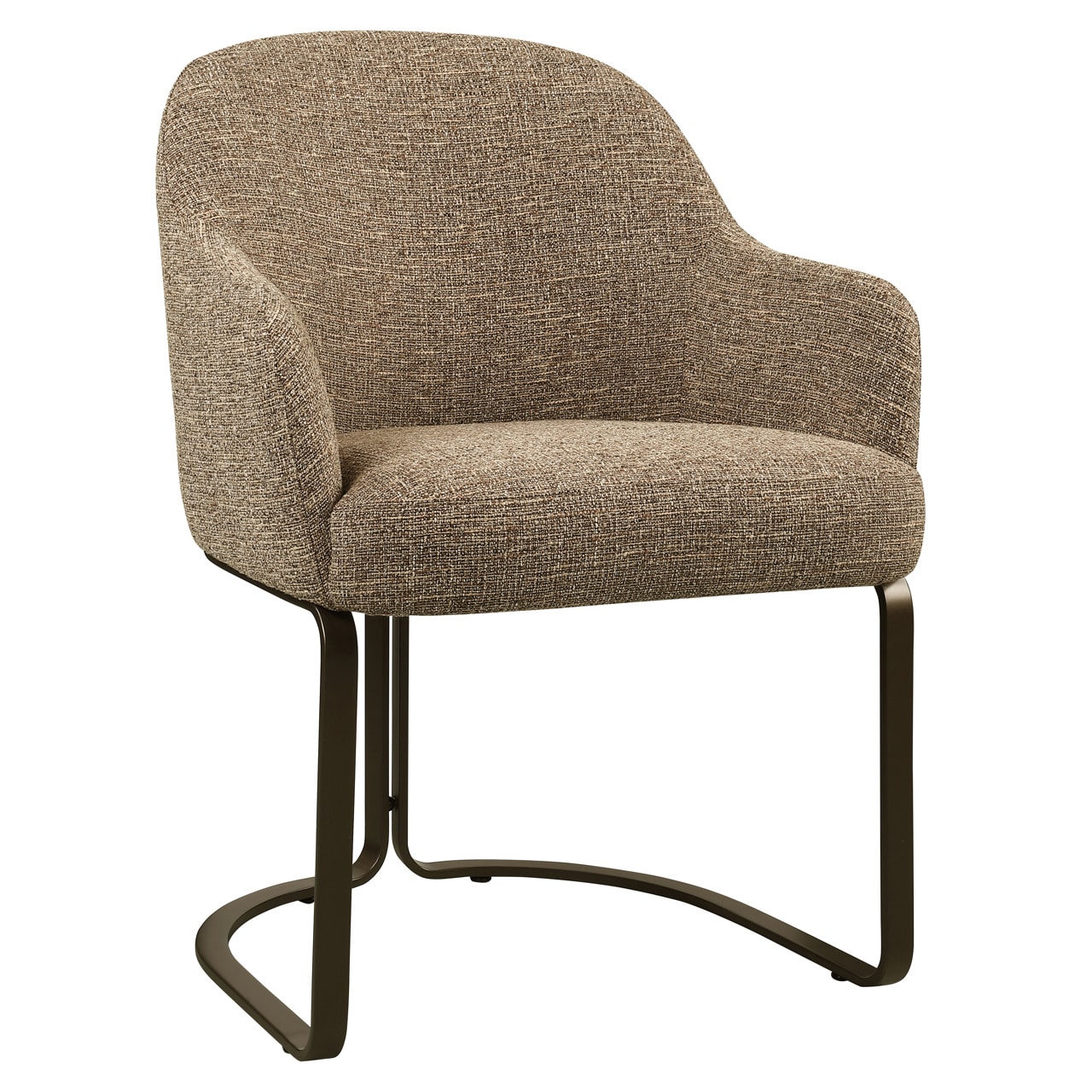 Richmond Interiors eetkamerstoel Hadley brown tweed