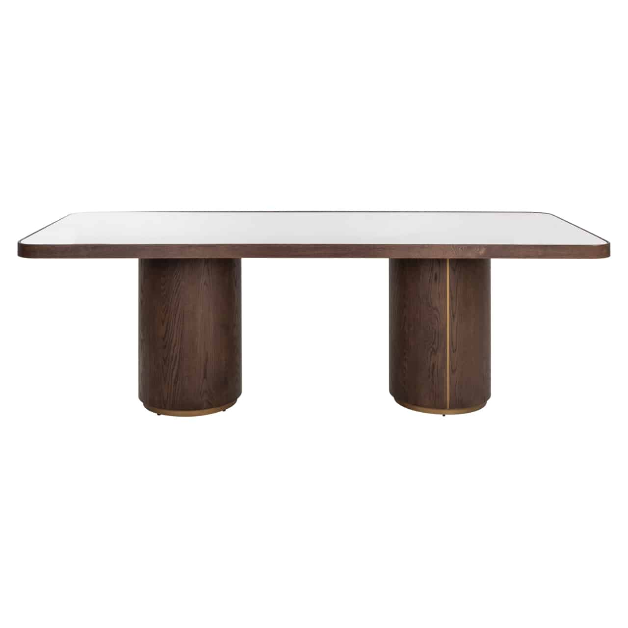 Richmond Interiors eettafel Willox 235 cm linnen/glas