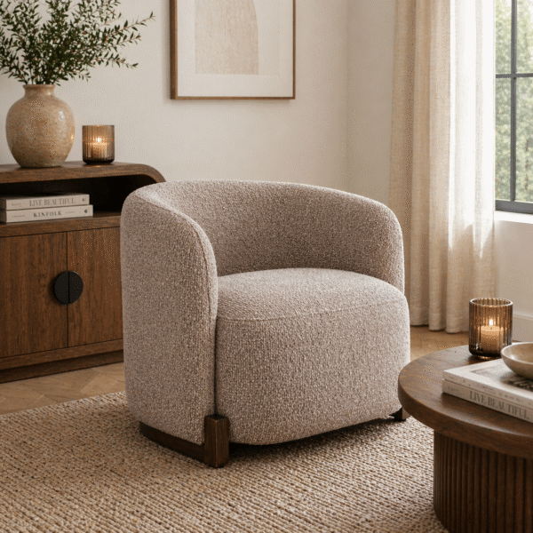 Richmond Interiors fauteuil Hannah met arm mocca