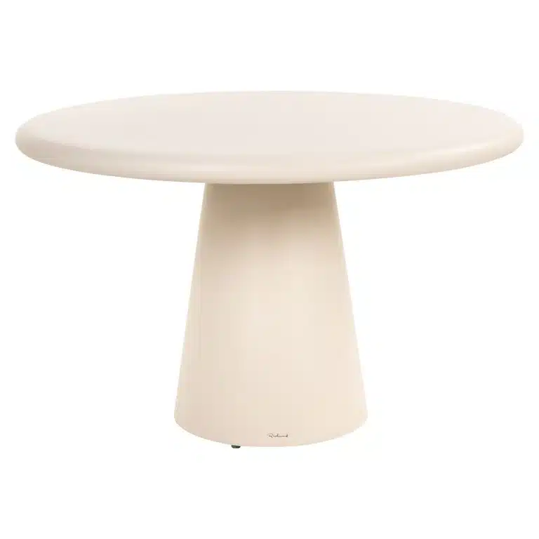 Richmond Interiors indoor/outdoor eettafel Urban Bloom 130 cm rond sandstone