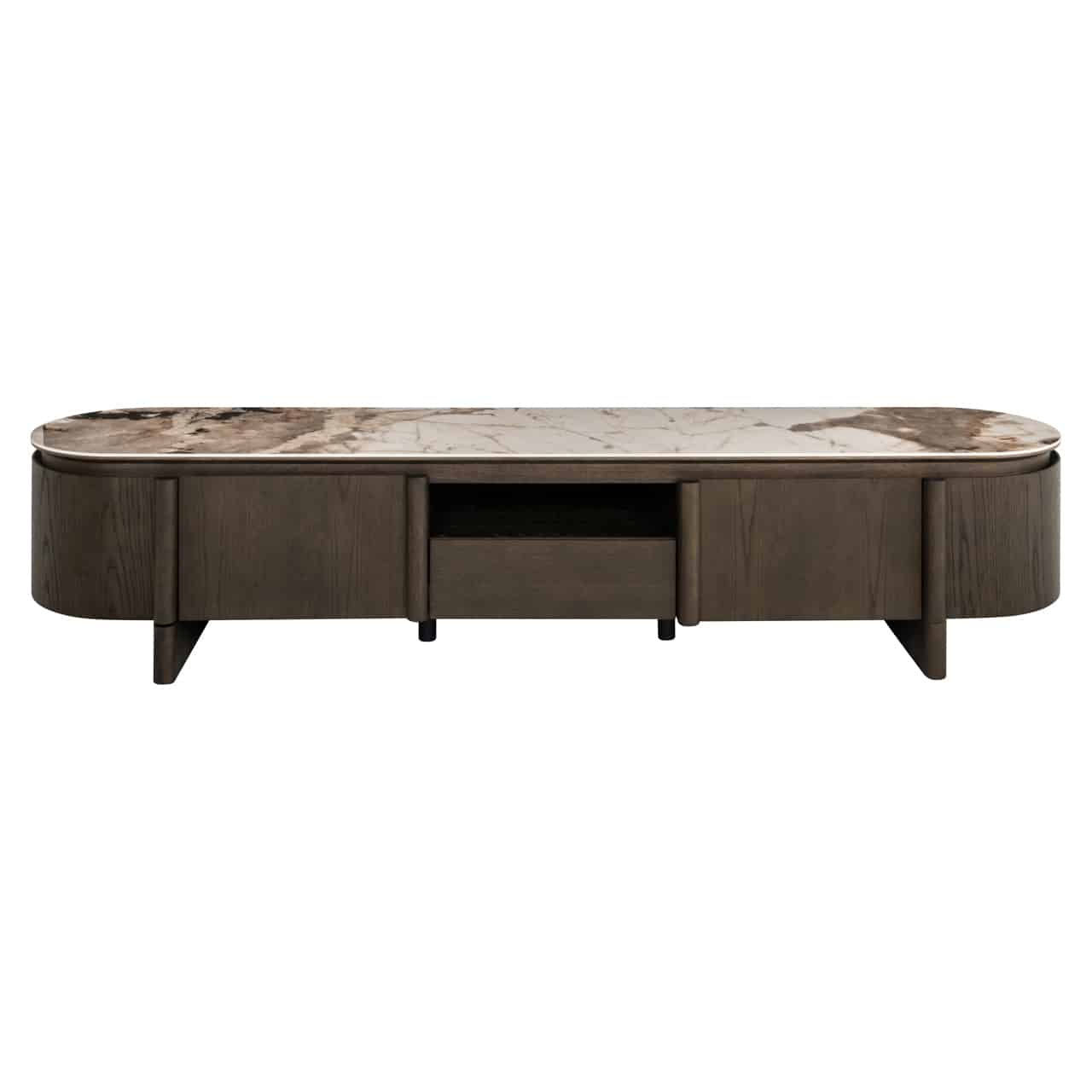 Richmond Interiors tv meubel Langford 220x44,5x45 cm keramiek