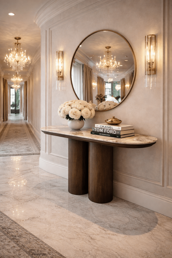 Richmond Interiors wandtafel Langford 120x40x75,5 cm keramiek