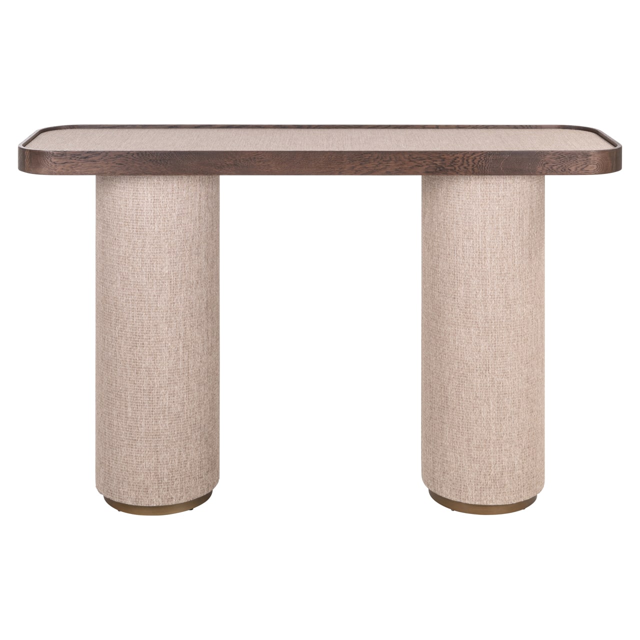 Richmond Interiors wandtafel Willox 140x40x85 cm linnen/glas