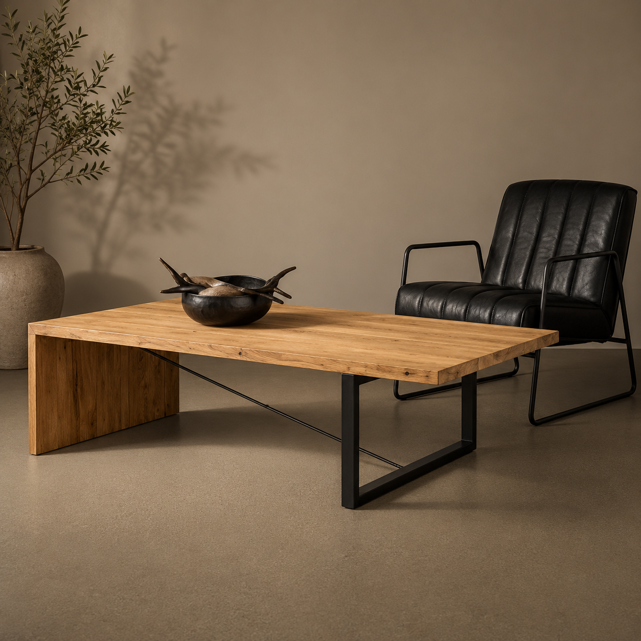 SHOWMODEL Tower Living salontafel Lucca gerecycled teak 135x75x40 cm