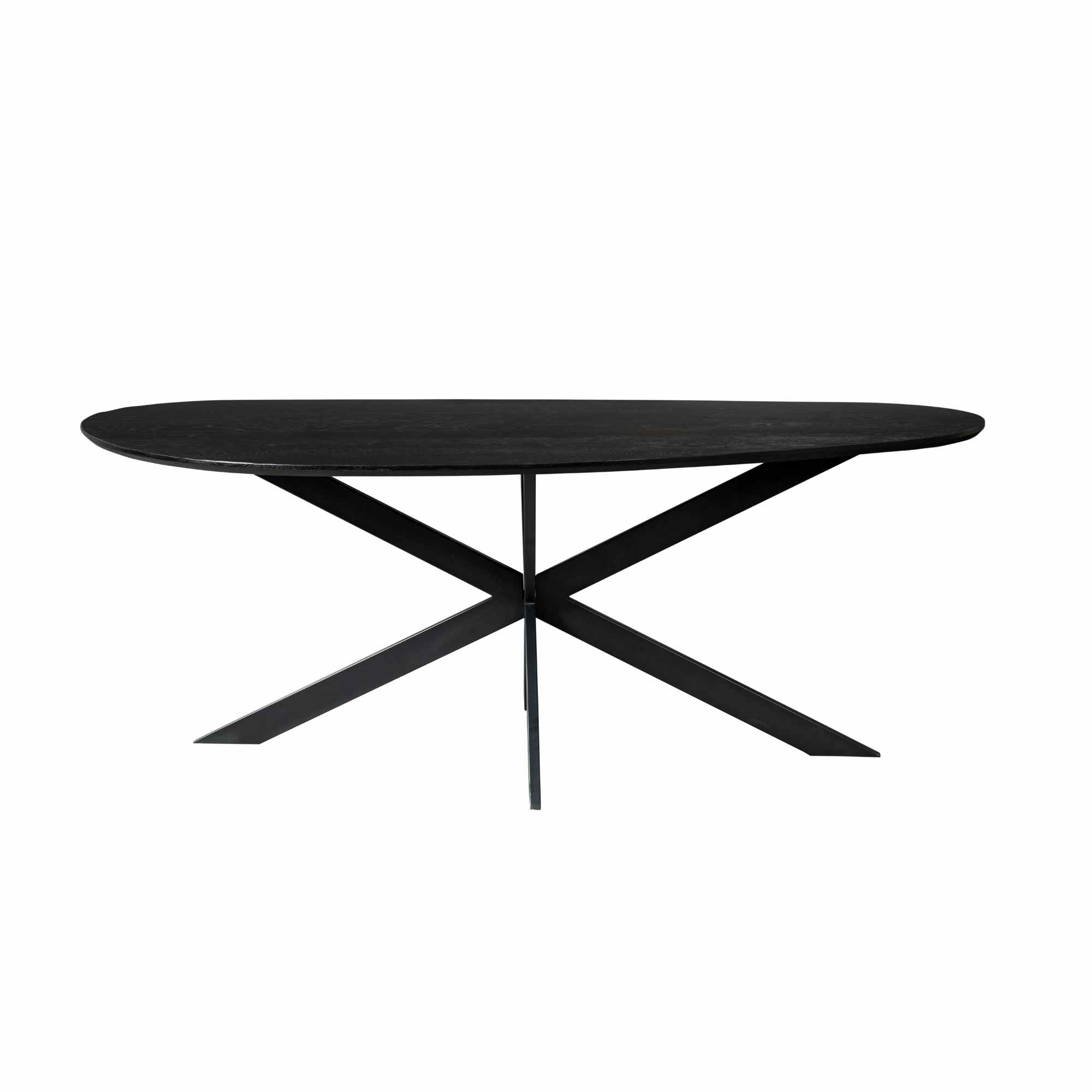 Starfurn Eettafel Cloud | 180 cm | Eiken | Zwart
