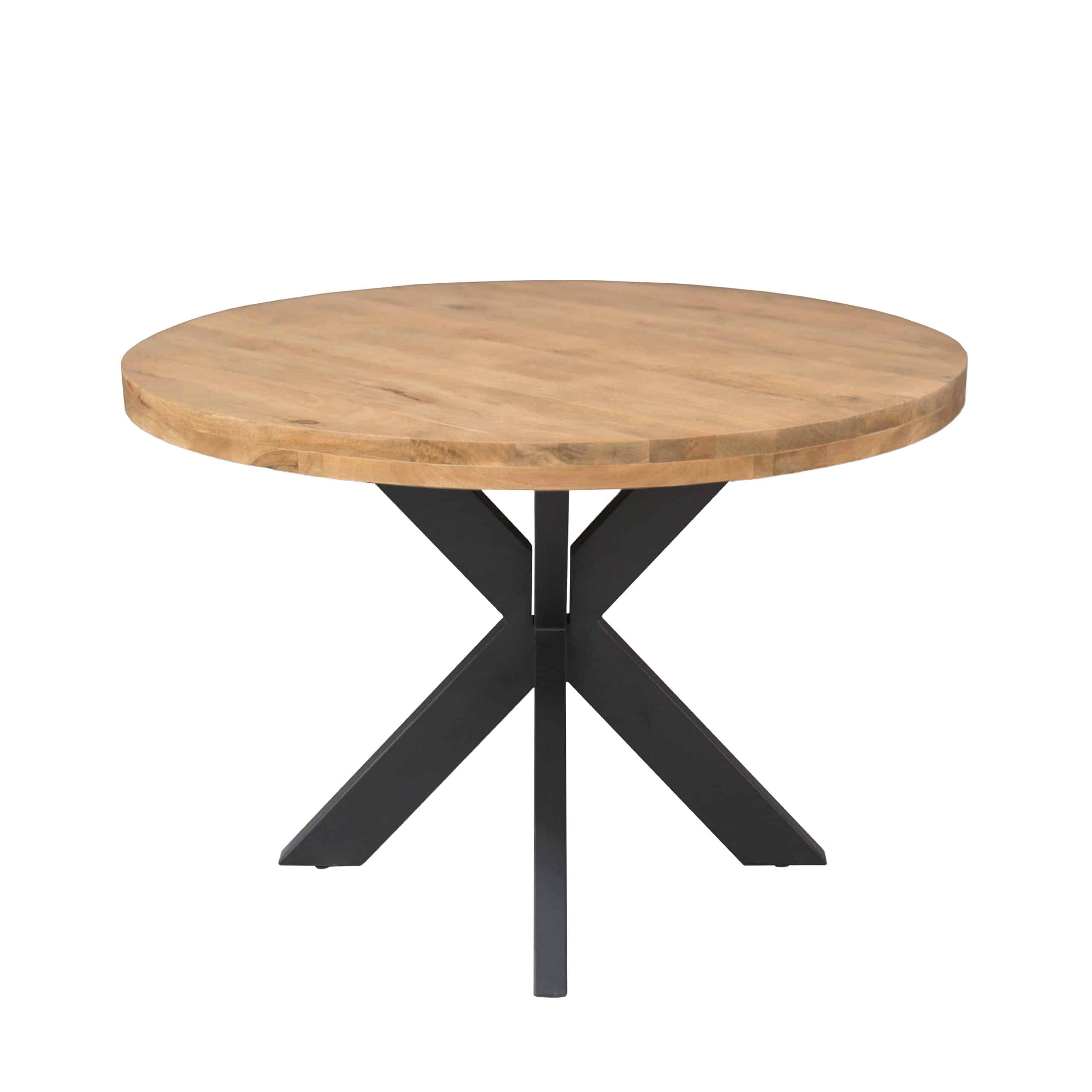 Starfurn Ronde eettafel Dakota Naturel Mangohout 110 cm