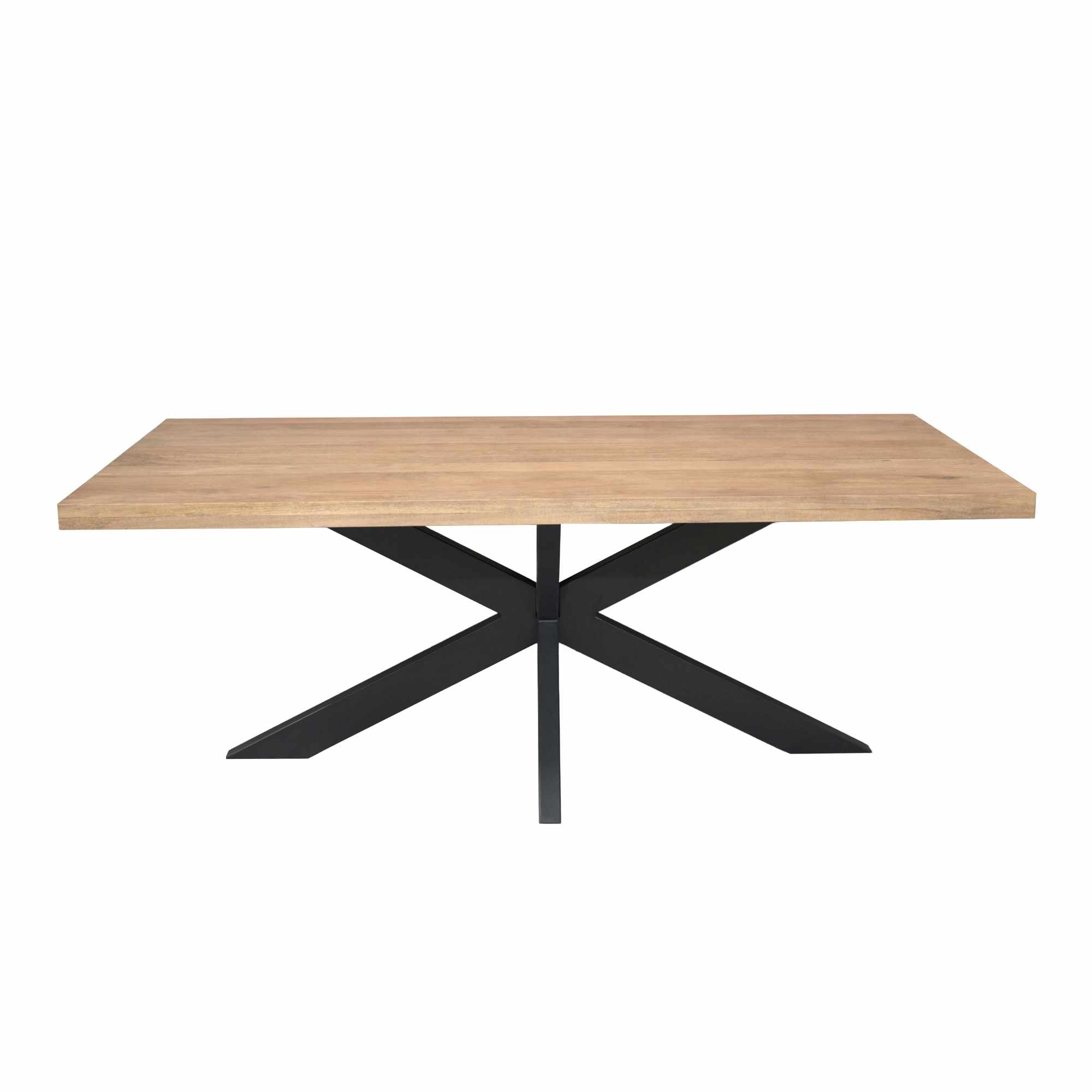 Starfurn Rechthoekige eettafel Dakota Naturel Mangohout 200 cm