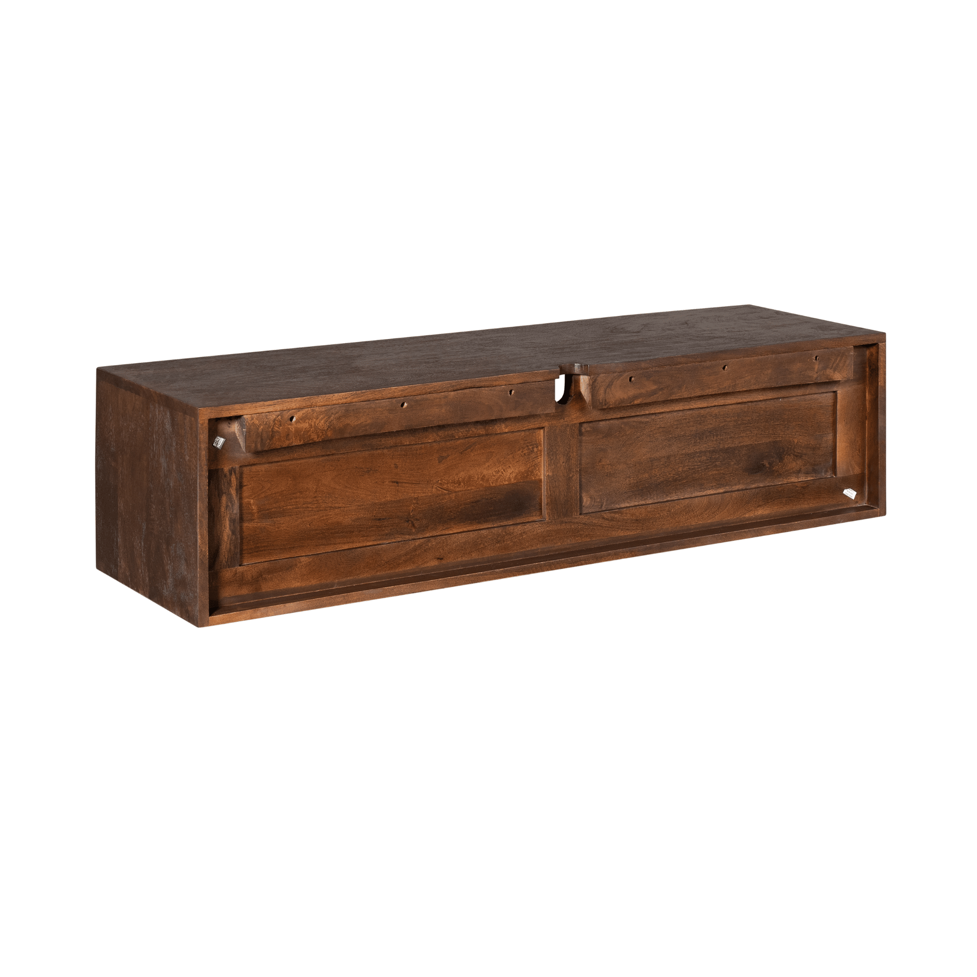 Starfurn Zwevend tv meubel Ambiance Bruin Mangohout 120 cm