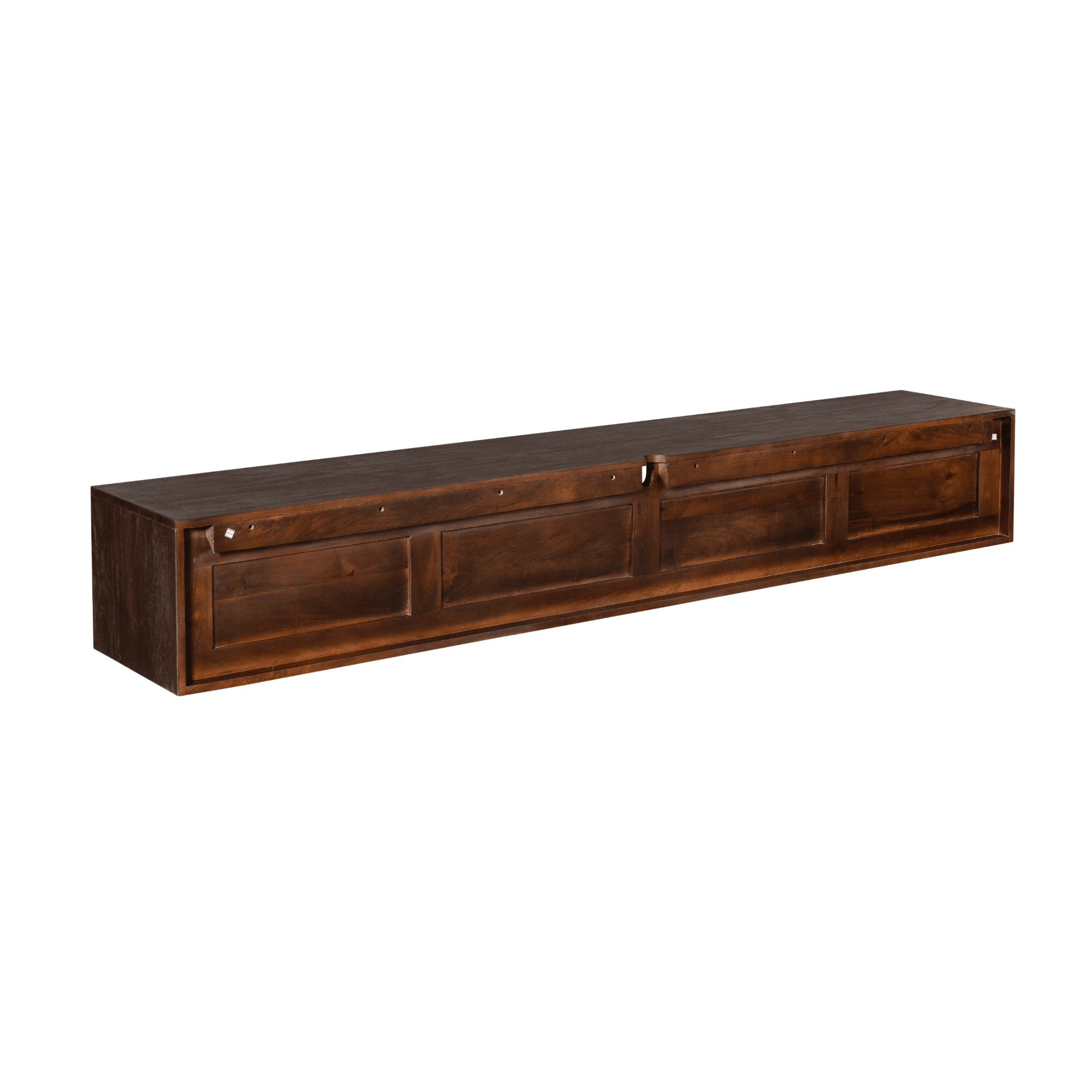 Starfurn Zwevend tv meubel Ambiance Bruin Mangohout 200 cm