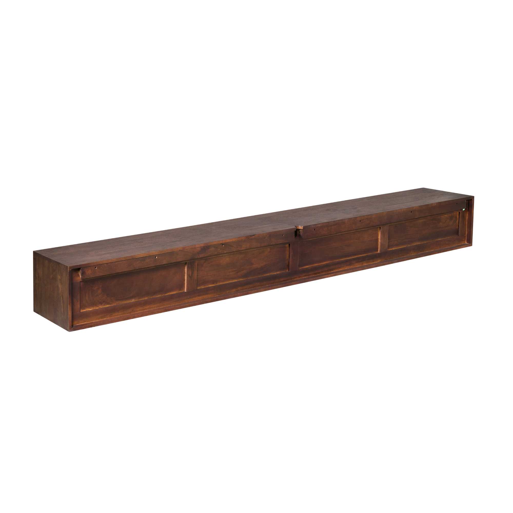 Starfurn Zwevend tv meubel Ambiance Bruin Mangohout 280 cm