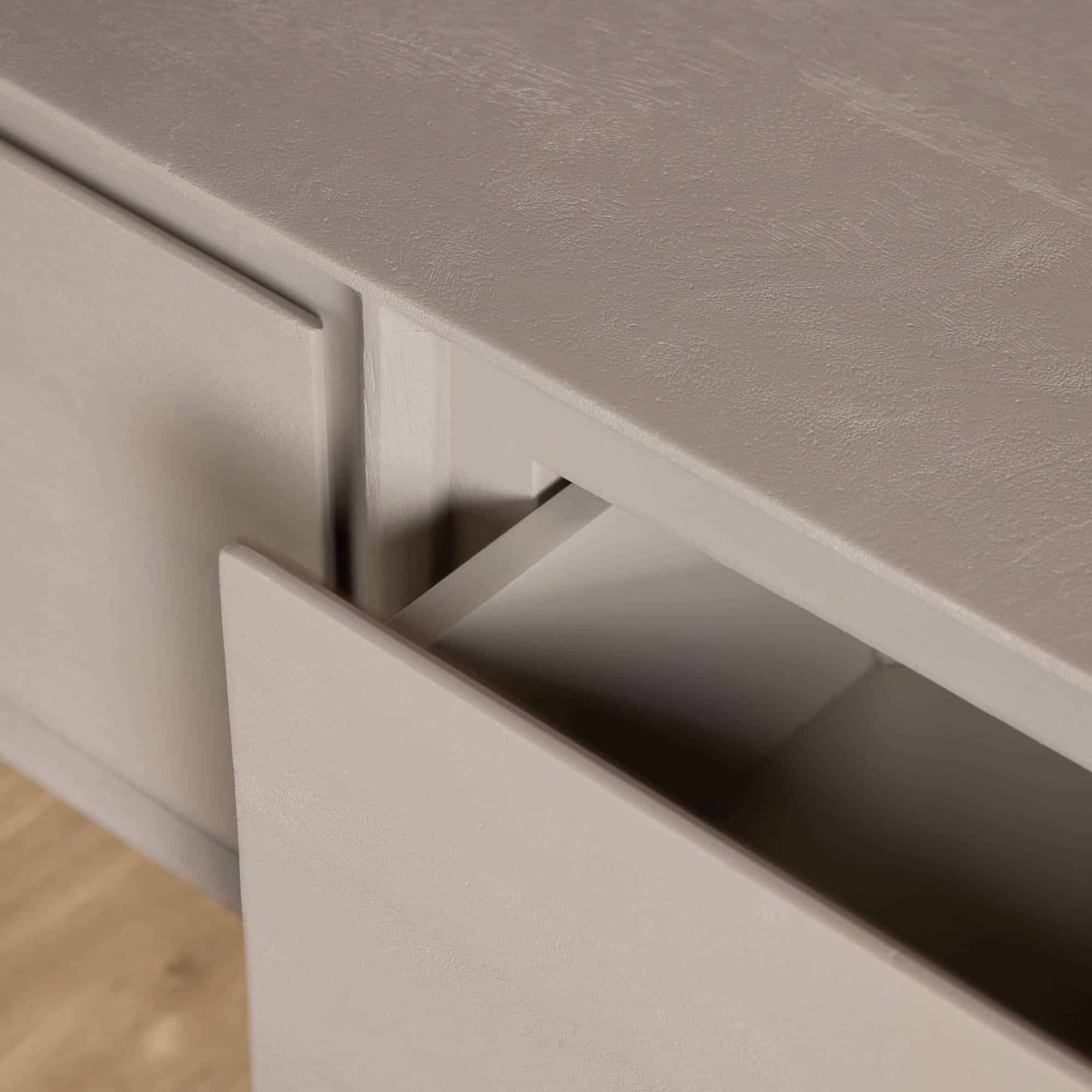Starfurn Zwevend tv meubel Ambiance Taupe Mangohout 160 cm