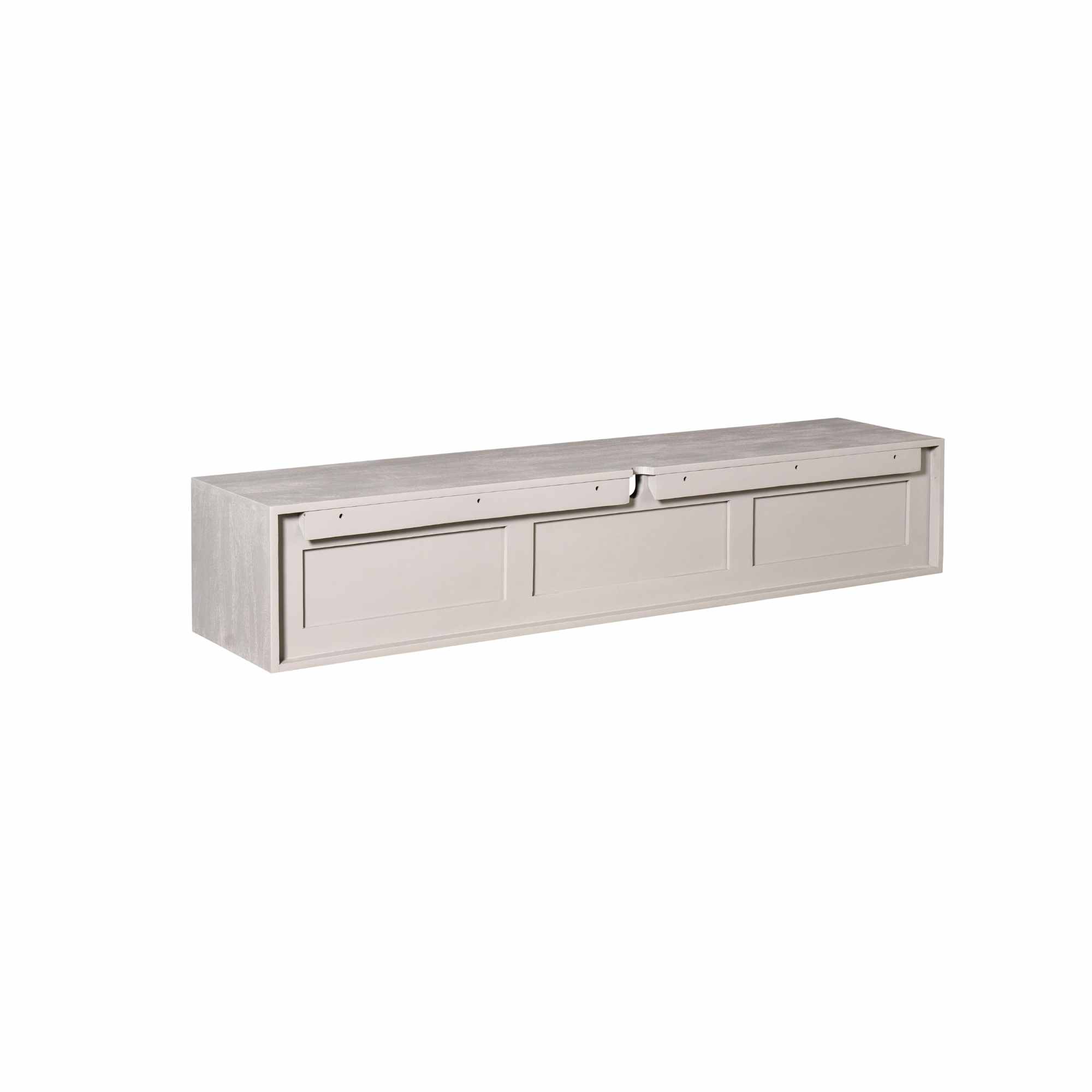 Starfurn Zwevend tv meubel Ambiance Taupe Mangohout 160 cm