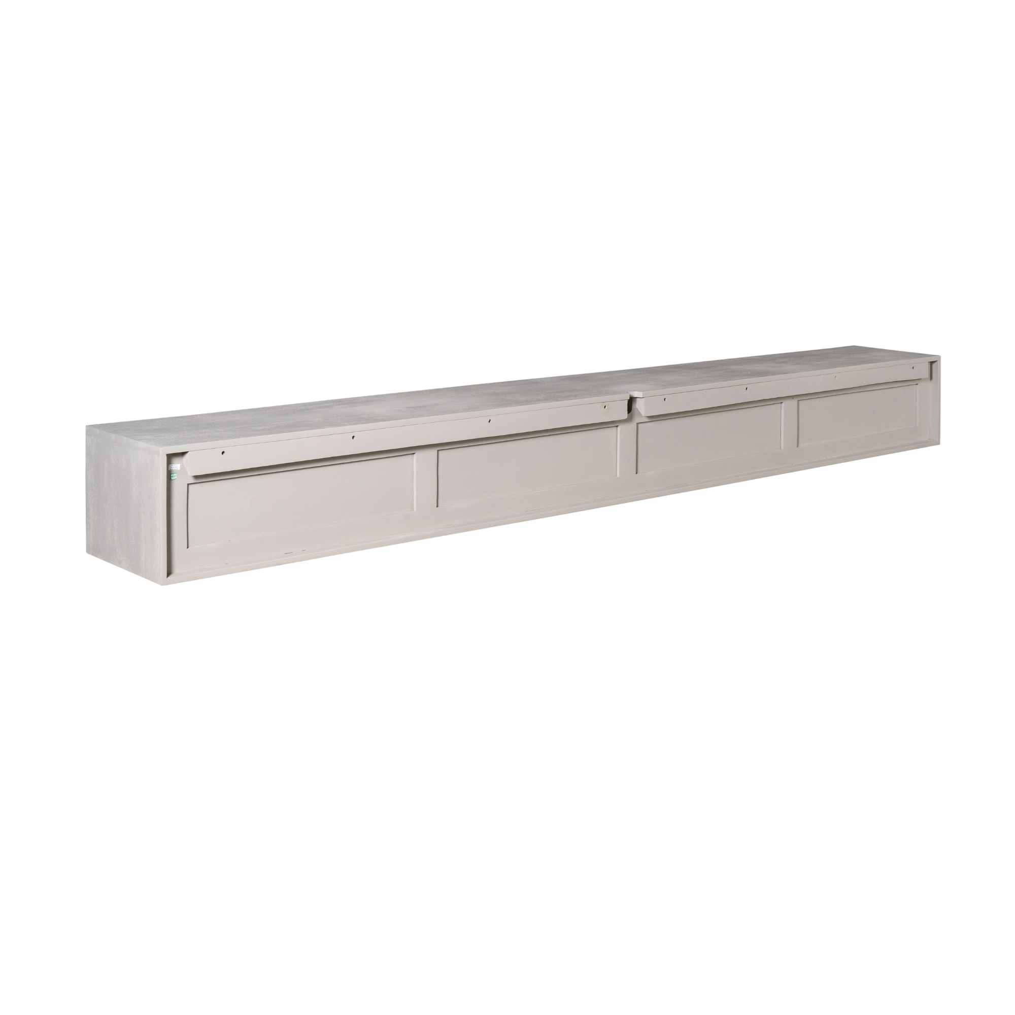 Starfurn Zwevend tv meubel Ambiance Taupe Mangohout 240 cm