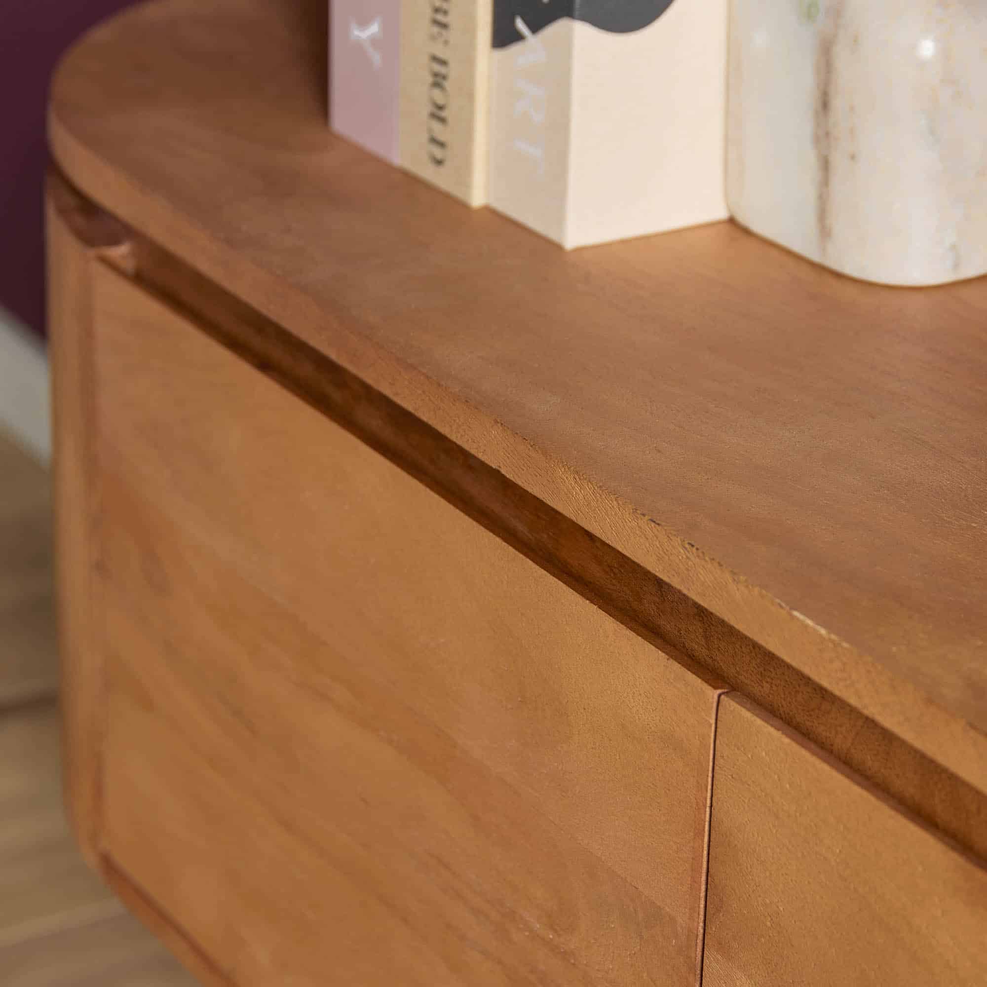 Starfurn tv meubel Excellent naturel 280x35x30 cm mangohout