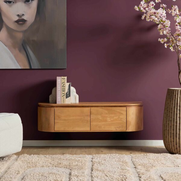 Starfurn tv meubel Excellent naturel 120x35x30 cm mangohout